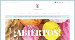 Desktop Screenshot of lafiestadeolivia.com