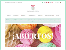 Tablet Screenshot of lafiestadeolivia.com